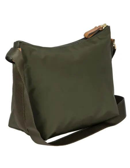 Borsa a tracolla piccola Brics X-Collection verde oliva