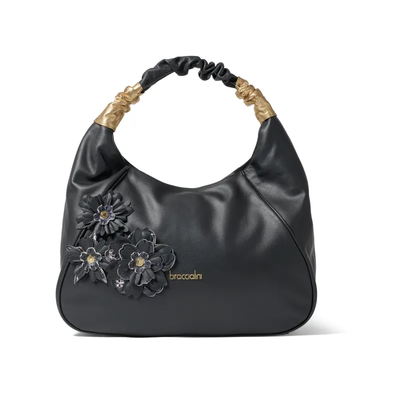 Braccialini Sara Hobo bag black