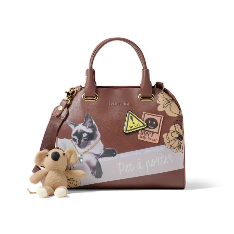 Borsa donna due manici Braccialini Allround