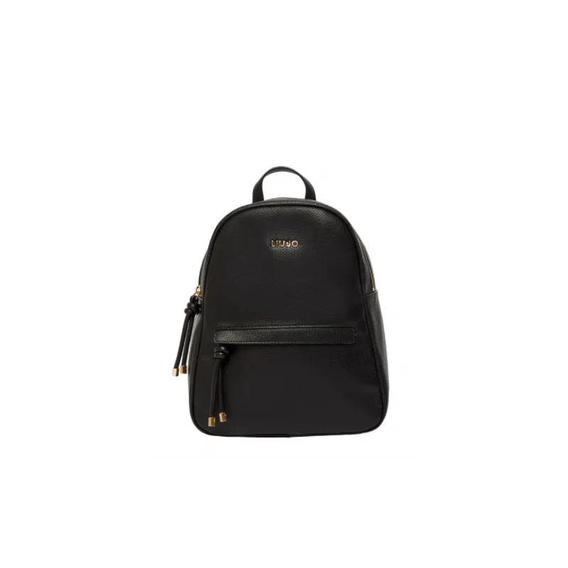 Liu Jo women's backpack with zip fastener black