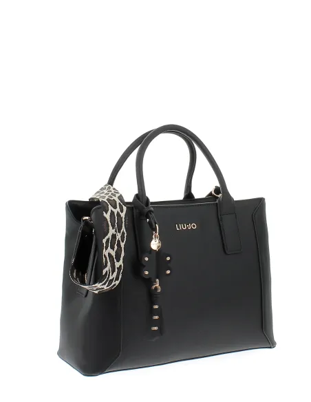 Liu Jo Handtasche mit drei Fächern schwarz