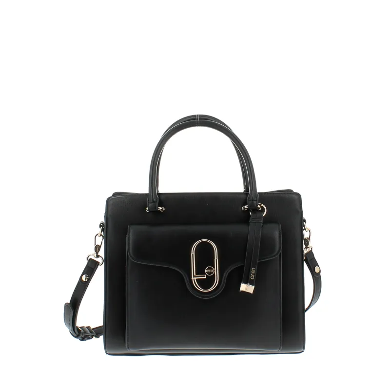 Liu Jo Handbag with zip fastener and front pocket black