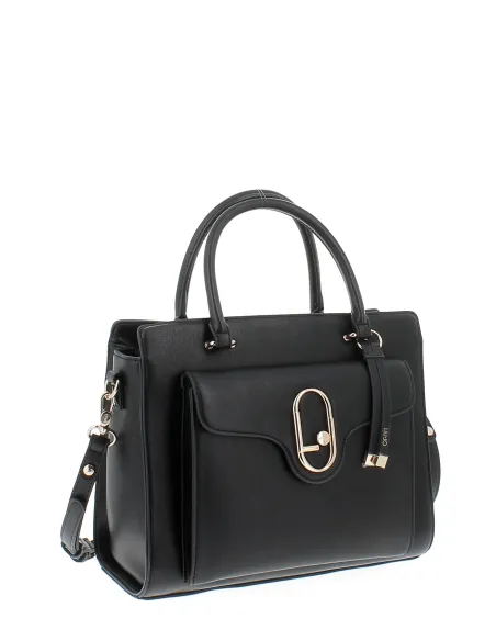 Liu Jo Handbag with zip fastener and front pocket black
