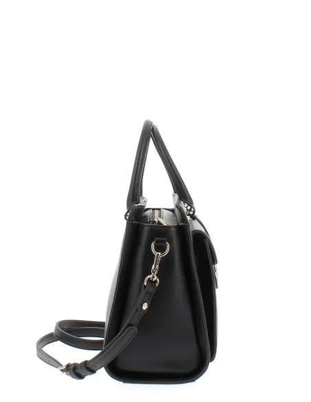 Borsa Liu Jo due manici con tasca frontale nera