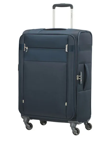 Samsonite Citybeat Mittelgroßer, erweiterbarer Trolley, blau