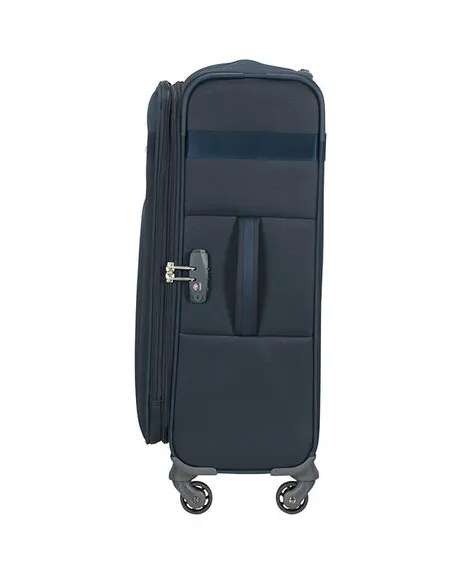 Samsonite Citybeat Mittelgroßer, erweiterbarer Trolley, blau
