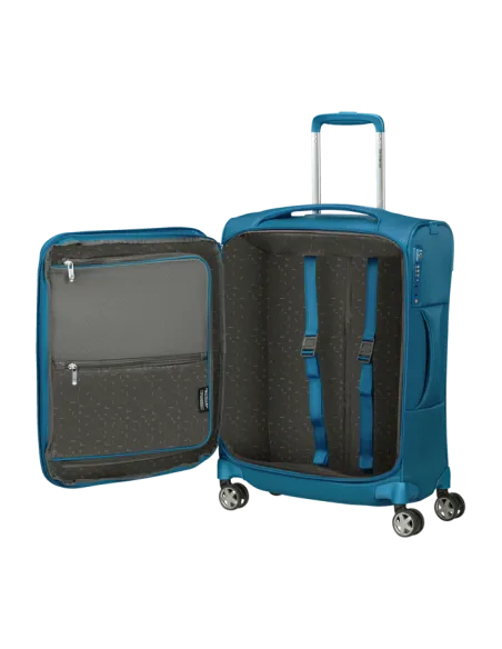 Samsonite D'Lite Erweiterbarer, ultraleichter Kabinentrolley Petrol Blue
