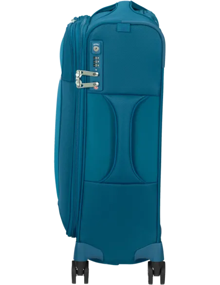 Samsonite D'Lite Erweiterbarer, ultraleichter Kabinentrolley Petrol Blue