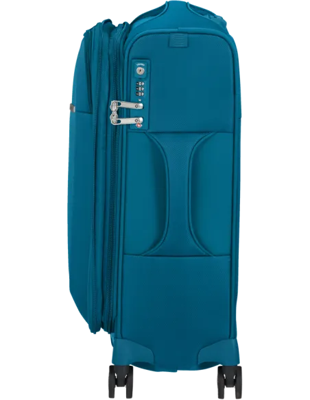 Samsonite D'Lite Expandable, ultra-light carry-on trolley Petrol Blue
