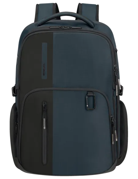 Samsonite Biz2Go 17,3" Laptop-Rucksack aus recyceltem Stoff blau schwarz