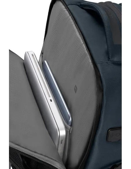 Samsonite Biz2Go 17,3" Laptop-Rucksack aus recyceltem Stoff blau schwarz
