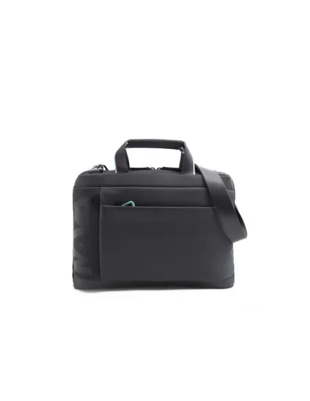 Nava Design slim laptop briefcase dark grey