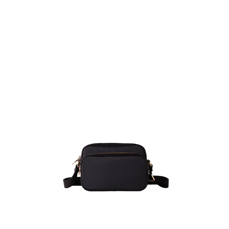 Borbonese Small shoulder bag in recycled fabric