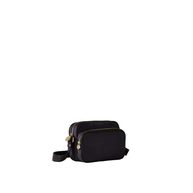 Borbonese Small shoulder bag in recycled fabric 2