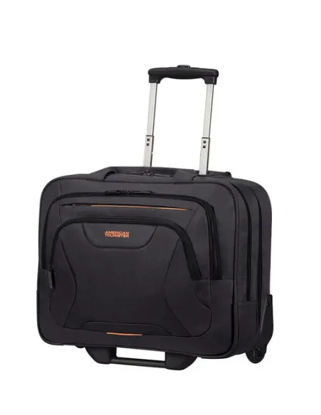 American Tourister At Work document bag with wheels black-orange