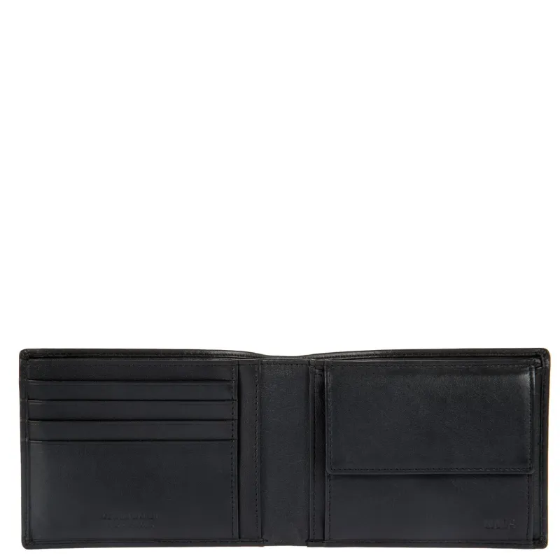 Bric's Bernina Herrenbrieftasche mit Münzfach schwarz