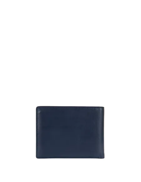 Bric's Bernina Men's wallet with coin purse blue