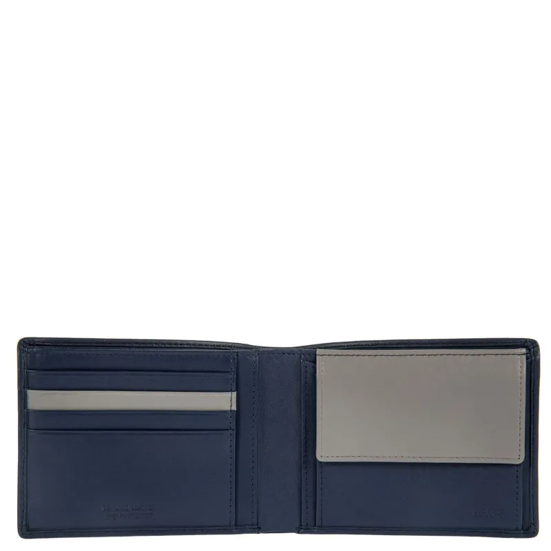 Bric's Bernina Herrenbrieftasche mit Münzfach blau