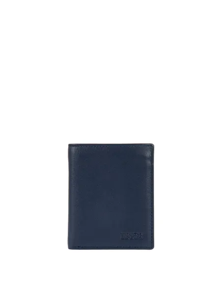 Bric's Bernina Vertical men's wallet blue