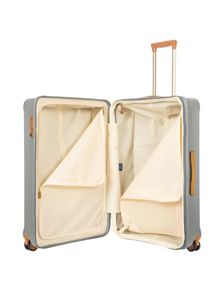 Trolley Groß Polycarbonat und leder Brics