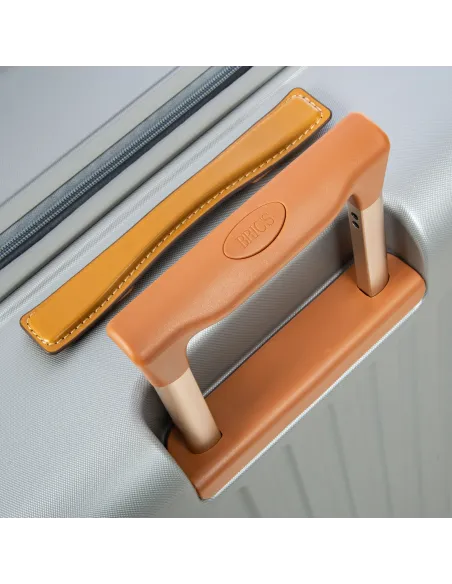 Trolley Groß Polycarbonat und leder Brics