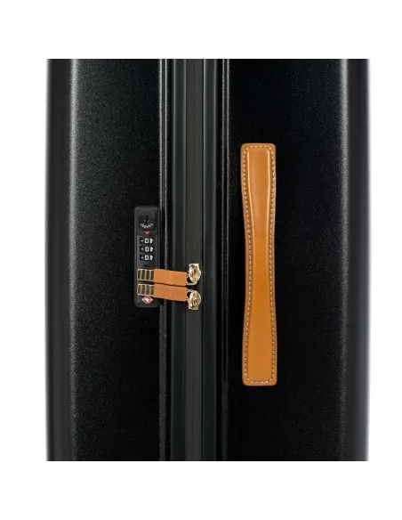 Brics Amalfi Großer Koffer aus Polycarbonat schwarz