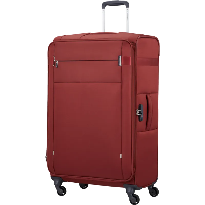 Large expandable suitcase Samsonite Citybeat bordeaux 2