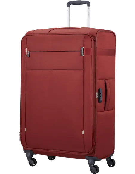Large expandable suitcase Samsonite Citybeat bordeaux