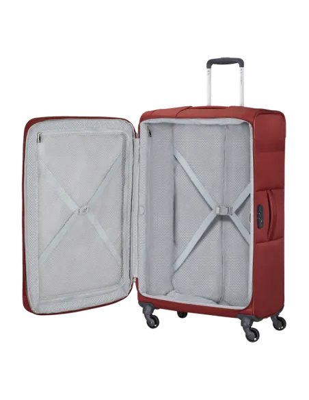 Large expandable suitcase Samsonite Citybeat bordeaux