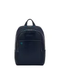 Leather Backpack Blue Square