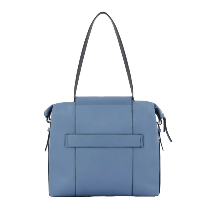 Shopping in pelle morbida Piquadro Circle nera 2