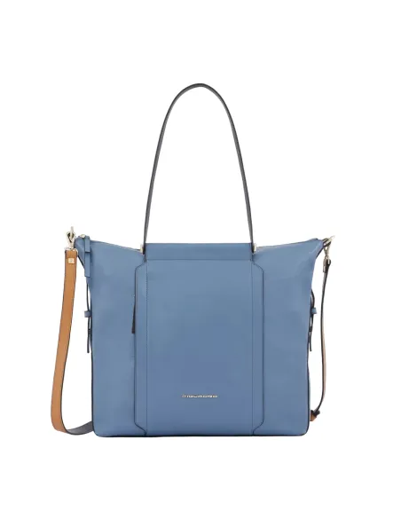 Shopping in pelle morbida Piquadro Circle rossa