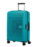 American Tourister Aerostep Mittlerer erweiterbarer Trolley Türkis