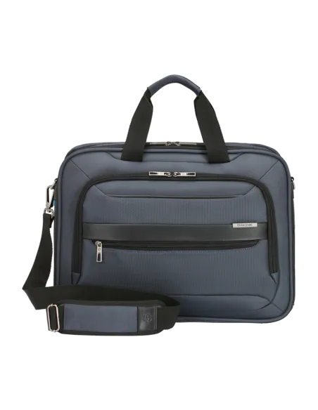 Cartella due manici con doppio comparto Samsonite blu