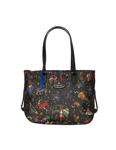 Piero Guidi Magic Circus shopping bag with zip fastener