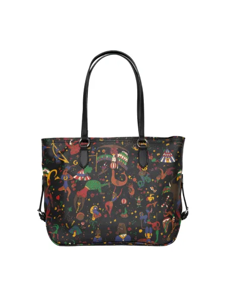 Piero Guidi Magic Circus shopping bag with zip fastener