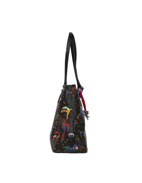 Piero Guidi Magic Circus shopping bag with zip fastener