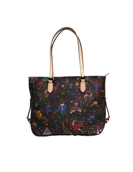 Piero Guidi Magic Circus Medium shopping bag brown