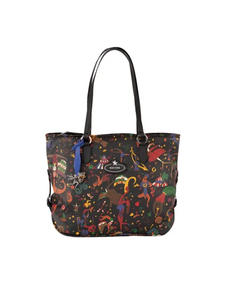 Piero Guidi Magic Circus Medium shopping bag black