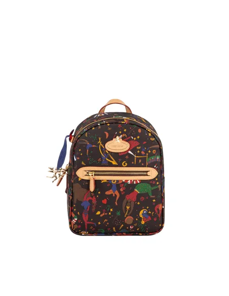 Piero Guidi Magic Circus Damenrucksack braun