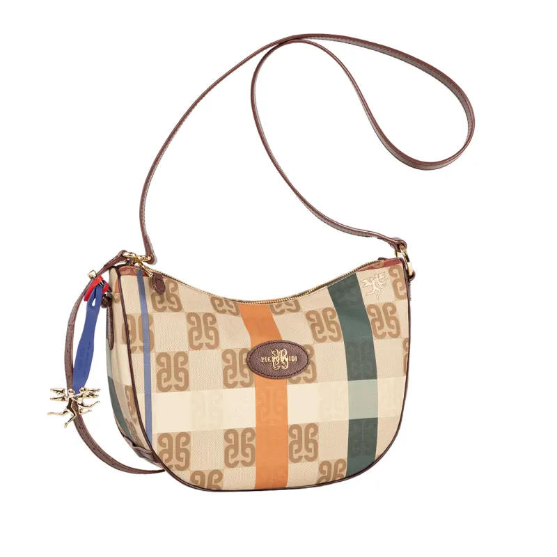 Borsa a tracolla Piero Guidi con monogramma 2