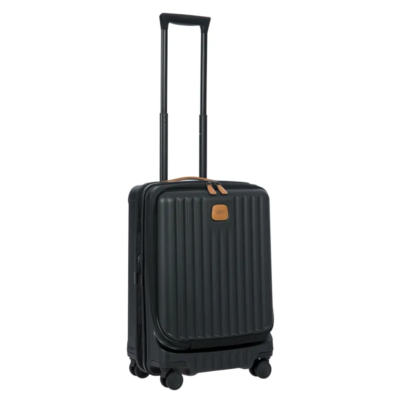 Trolley Brics Capri con tasca frontale nero 2