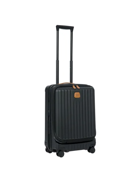 Trolley Brics Capri con tasca frontale nero