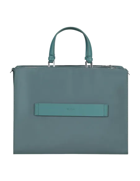 Shopping due manici con porta pc da 15,6 Samsonite BE-HER petrol grey