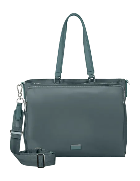 Samsonite BE-HER Computer-Einkaufstasche Petrol Grau