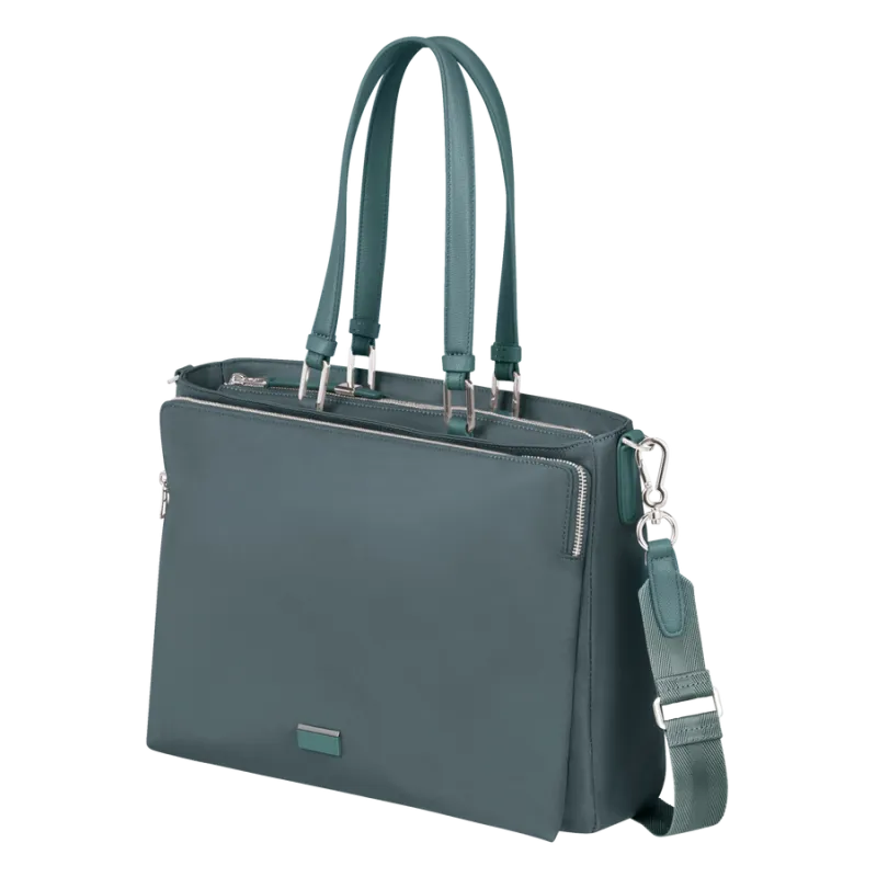 Samsonite BE-HER Laptop shopping bag Petrol Grey 2