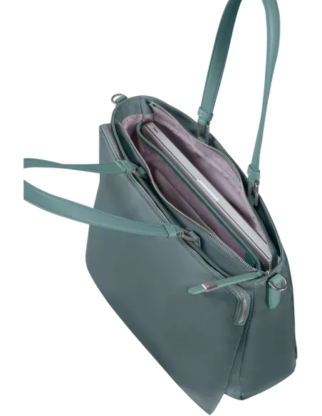 Shopping Samsonite BE-HER con scomparto per pc Petrol Grey