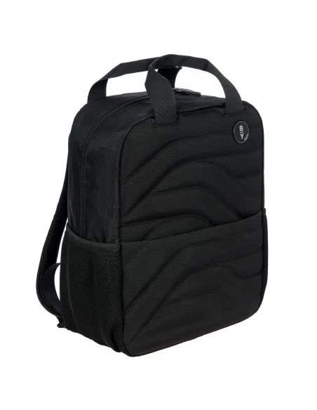 Zaino con porta computer con doppio manico Brics BY nero