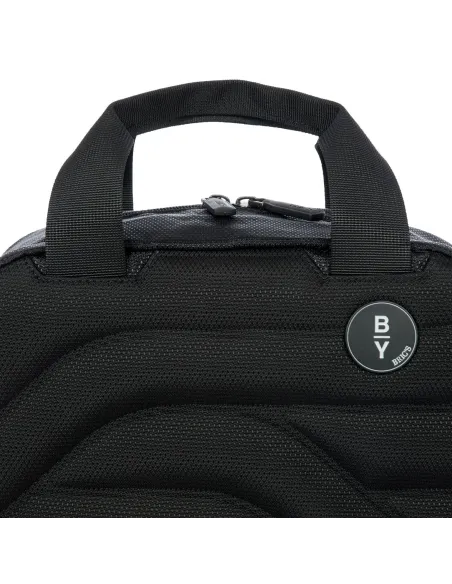 Zaino con porta computer con doppio manico Brics BY nero
