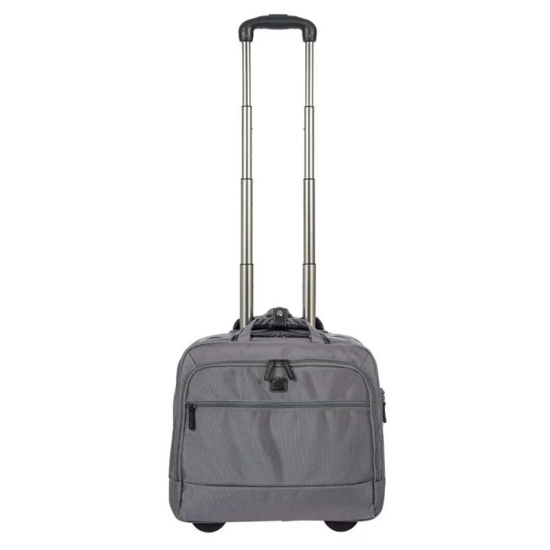 Brics Siena laptop briefcase with wheels grey